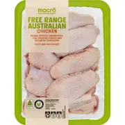 Macro Free Range Chicken V Wings 750g - 1.1kg