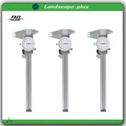 3PCS 6 In Dial Caliper Stainless Steel Shockproof 0.001 In Of One Inch With Case