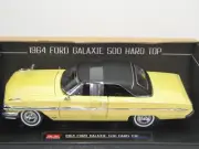 1964 GALAXIE 500 HARD TOP YELLOW NEW IN BOX 1:18.