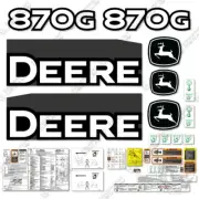 Fits John Deere 870G Decal Kit Motor Grader (2013)- 7 YEAR 3M VINYL!