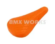 ProBMX Vinyl Diamond Quilted Seat - Orange - Old School BMX Style