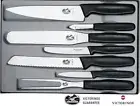 Victorinox Swiss Army Germany Steel Chef Carving Paring Knife 7pcs Set 5.1103.7