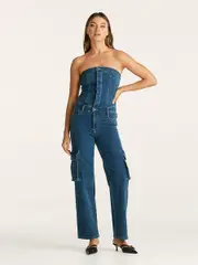 Croft Denim Jumpsuit