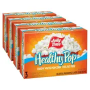 Healthy Pop Microwave Popcorn Low Fat Gluten Free Non-GMO 3oz Sharing Bag 3 B...