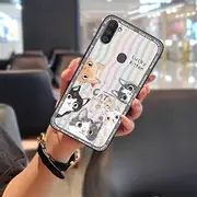 Phone Case Compatible with Samsung Galaxy A11/SM-A115F, Anti-Knock Phone Pouch Durable Cell Phone Sleeve Protective Cartoon Silicone Graffiti