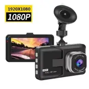 Dash Cam 1080p Full HD Camera Car Dvr Front Recorder Rear Night Vision 16GB