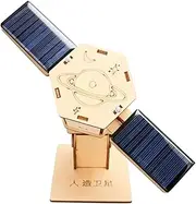 PERSELOSO 1set DIY Solar Artificial Satellite Toy Kit Educational Solar Power Model for Boys and Girls Stem Science Experiment Hands Learning Activity for Creative Play and Learning