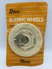 Sealed Divine Dico 4” Cushioned Buffing Wheel 1/2” Flange 1” Hole BP36-4