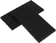 BUGUUYO 2pcs Acoustic Isolation Pads for Air Compressors Slip Rubber Shock Absorption Mats Non Slip Furniture Feet Pads Easy Installation for Indoor Noise Reduction