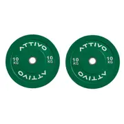 Colour Olympic Rubber Bumper Plates 10KG Pair