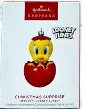 Chwistmas Surprise Tweety Bird Looney Tunes Hallmark Keepsake Tree Ornament 2023
