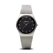 Bering Classic Polished Silver Milanese Mesh Watch