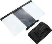 OSALADI Phone Screen Magnifier Phone Stand for Desk Portable Phone Stand Phone Stand Bracket Screen Magnifier for Mobile Phone Office Phone Stand Smartphone Stand Black Plastic