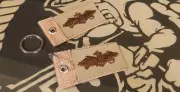 U.S. Navy Seabee Combat Warfare Pin Key Chain/ Bag Tag NEW for 2025 DTC