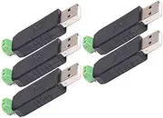 TECNOIOT USB to RS485 485 Converter Adapter Supports Win7 XP Vista Linux Mac OS Pack of 5
