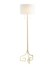 JONATHAN Y Newman 61.5in Metal LED Floor Lamp