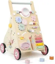 Pithfor Wooden Push Cart for Baby - ZY15