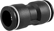 XYWHPGV Full Port Straight Pipe Quick Connector 16mm Fittings Black(8fccc 00965 2352b f0194 cd25c 9bb4f