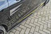 NEW Black Gloss Side skirts addons Blades diffusers For Renault Clio 4 GT RS