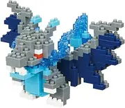 Nanoblock - Pokemon - Mega Charizard X (Box of 12), Nanoblock Pokemon Series