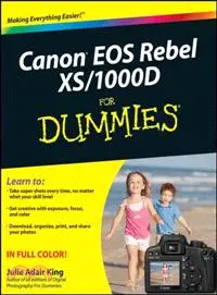 在飛比找三民網路書店優惠-CANON EOS REBEL XS/1000D FOR D