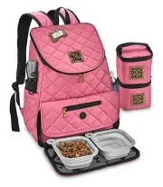 Mobile Dog Gear Unisex Weekender Backpack One Size 13.0"L x 7.0"W x 16.0"H Pink