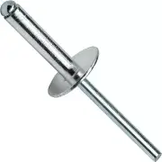Large Flange Pop Rivets 3/16" x 5/8" Aluminum Body Steel Mandrel (6-10) Qty 1000