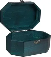 CORHAD Retro Design Wooden Storage Box Vintage Stationery Storage Box Flip Lid Large Capacity for Home Office School