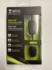 Turtle Beach Xbox 360 Talkback Cable - Xbox 360 NEW SEALED