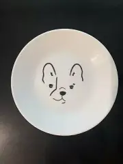 Corelle My Best Friend Collection Appetizer Plate 6-3/4 Inches - French Bulldog