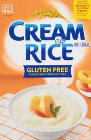 2 BoxesCREAM OF RICE HOT CEREAL GLUTEN FREE CHOLESTEROL FREE & FAT FREE