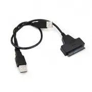 SATA 2.5" 7+15 Pin 22Pin to USB 3.0 + USB 2.0 Hard Disk Drive Data Adapter Cable