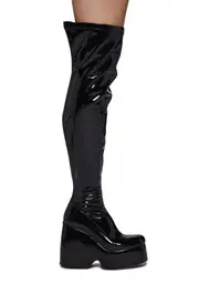 [AZALEA WANG] Etana Thigh High Platform Boots