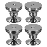 4pcs Speaker Spike with Pads Mat,Double-Sided Adhesive Black