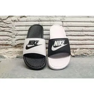 NIKE BENASSI JDI MISMATCH 拖鞋 陰陽 黑白 男女段 818736-011