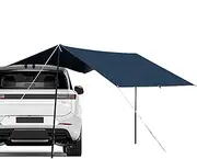 Car Awning Sun Shelter - Auto Sun Shelter Camping Shade,Sturdy Construction Rear Car Awning for Carting Activities, Camping, Weekend Picnics, Family Gatherings