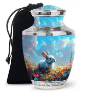 Enchanted Forest Whimsy Rabbit Cremation Urns For Adult Ashes Women10 Inch