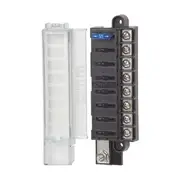 Blue Sea Systems ST Blade Compact Fuse Block - 8 Gang with Cover