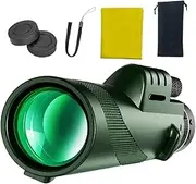 Telescope for Adults High Powered | Monocular Telescope for Smartphone - 80X Magnification Lightweight for Bird Stargazing Astronomy Hunting Small Outdoor Travel Hiking Camping