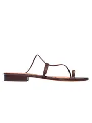 Emme Parsons | Susan Slide in Brown Espresso Nappa | The UNDONE