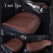 Universal Car Seat Cushion For Porsche All Models Cayman Macan Cayenne Panamera Boxster 718 911 Car Accessories Auto Styling 3 pieces coffee
