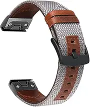 [CEKGDB] 22 26mm Canvas Watch Band Strap For Garmin Fenix 7 7X 5 5X Plus 6 6X 3 HR Quick Release Forerunner 935 945 MK2 Wristband Pемешок