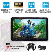 Elinz 10.1" TFT Active Headrest Car DVD Player HD 1080P Digital Screen USB SD 9"