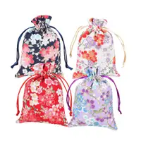 在飛比找蝦皮商城優惠-櫻花束口袋(大/小) 抽繩喜糖袋 日本風束口袋 禮品包裝袋 