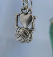 Netball, I love netball Olympics goal attack, shooter women girls hook earrings