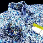Robert Graham Geometric Paisley Dotted Bold Renaissance Floral Shirt $228