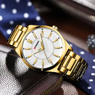 Curren 頂級品牌奢華原創男士手錶時尚創意運動休閒石英防水禮品男士手錶 8407
