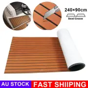 EVA Boat Flooring Marine Carpet Teak Decking Sheet Mat For Yacht 90×240cm Brown
