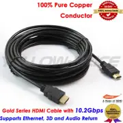 6FT 25FT HDMI Cable V1.4 High Speed +Ethernet & Audio 1080P 3D HD TV DVD PS3 Lot