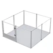 Fin Xxl Acrylic Dog Playpen Pet Birth Fence Indoor Enclosure Scratch-Resistant Box